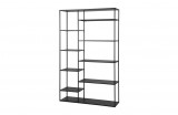 SHELF OFFSET 120 BLACK METAL - CABINETS, SHELVES